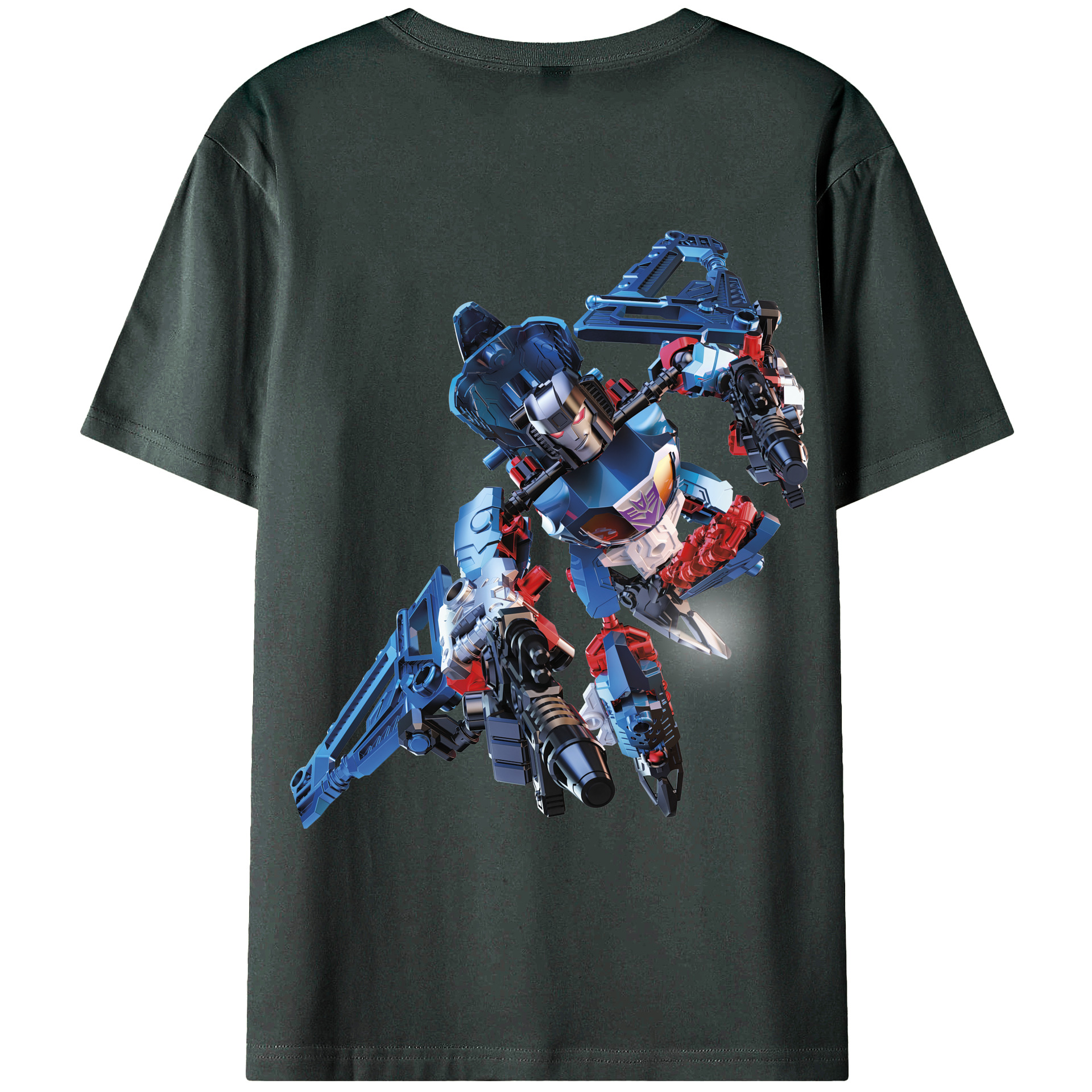（画像用）  綿100％ メンズ半袖Tシャツ（バックプリント） 通気性